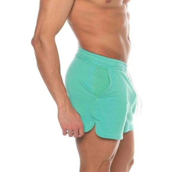 Go Softwear Size M Pacific French Terry Shorts w/Pockets - Spearmint - Picture 11 of 12